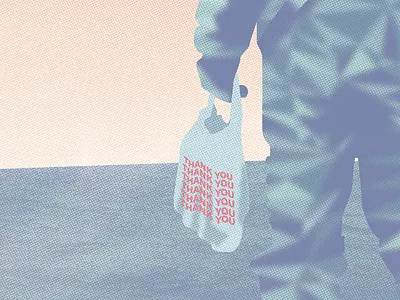 Thank you bag dubin graphyte illustration nasa space suit takeout tristan