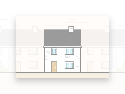 Terraced house building family house flat illustration row house terraced house townhouse