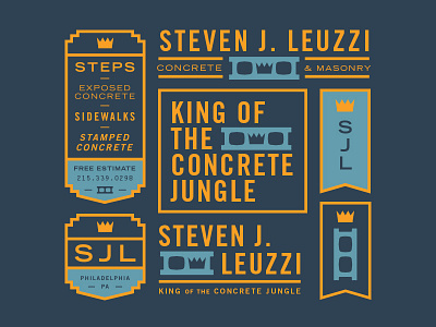 The Return of the King badge concrete crown king logo mason