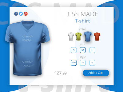 #032 Dailyui Challenge - Customize Product challenge customize dailyui personalize product shop single product ui