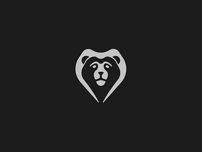 Bear animal bear cube grisly lonely square