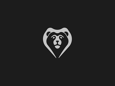 Bear animal bear cube grisly lonely square