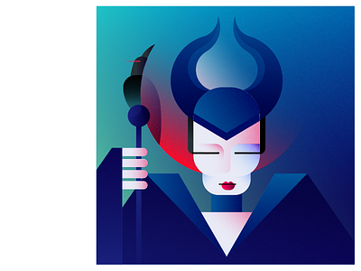Meleficient angelinajolie disney fantasymovie illustration maleficient tale