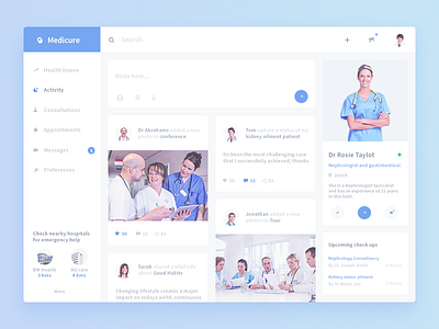 Medical Activity activity doctor health medical ui web