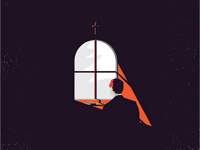 Doubt bible character design doubt illustration lighting window