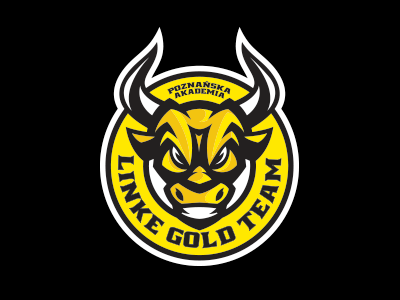 Linke Gold Team branding bull fight gold mascot mma sport sportsbranding sportslogo