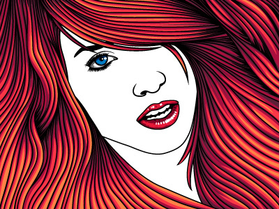 Chroma Flow Studies art artwork chroma design girl graphic illustration illustrator vector woman women