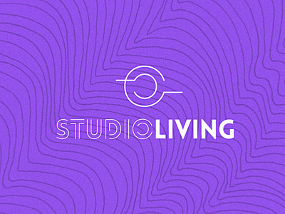 Studio Living Logo fitness gym logo logotype pilates