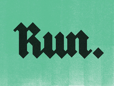 Blackletter II blackletter color exploring lettering n r texture u