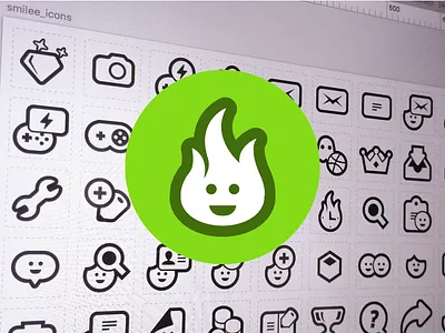 Smilee icon font (updated) ai download font free vector