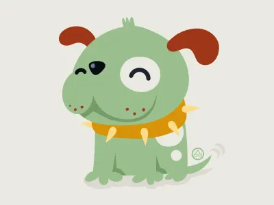 Good boy! dog vector