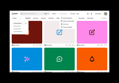 Dribbble Tweaks 2025 design design system dribbble iconography icons iconset interface mexico minimal navbar profile react shot system ui user user experience ux web webapp