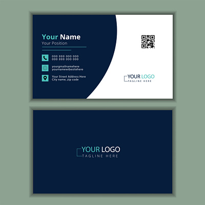 Business card design 3d animation branding graphic design logo motion graphics ui