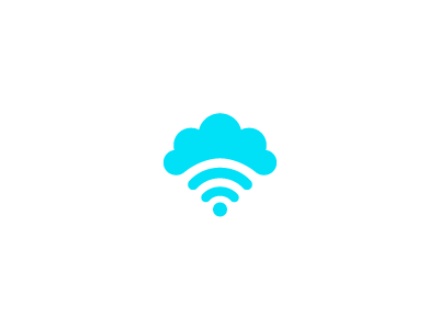 Cloud/wifi brand cloud connect design logo simple technology wifi