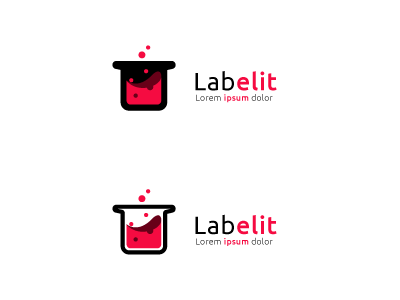 Sketch Logo to my client elite flat hat lab logo logotype magic poison psd science sketch type