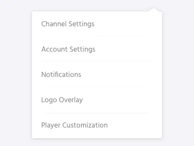 Dropdown Menu WIP