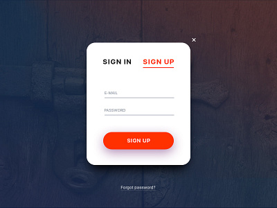 Day 1 - sign up 2geart cleandesign dailyui form freeui minskdesign signup ui