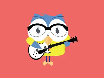 Hipster Rocker Sparkle illustration illustrator