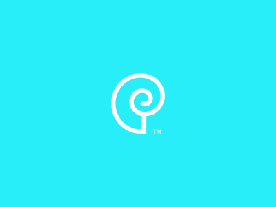 P is for Pure. branding juice logo logotype mark monogram