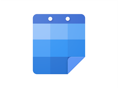 Calendar Product Icon Concept calendar concept design google icon iconography material design