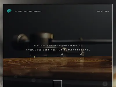 Right Brain Factory Website Refresh agency brand branding concept creative dark minimalism refresh web website