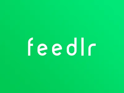 Feedlr app feed feedlr green logo media social webapp