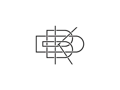 BKD b bkd custom d k lettering logo monogram type typography