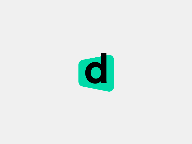 descomplica new look! animation circular logo logotype type typography