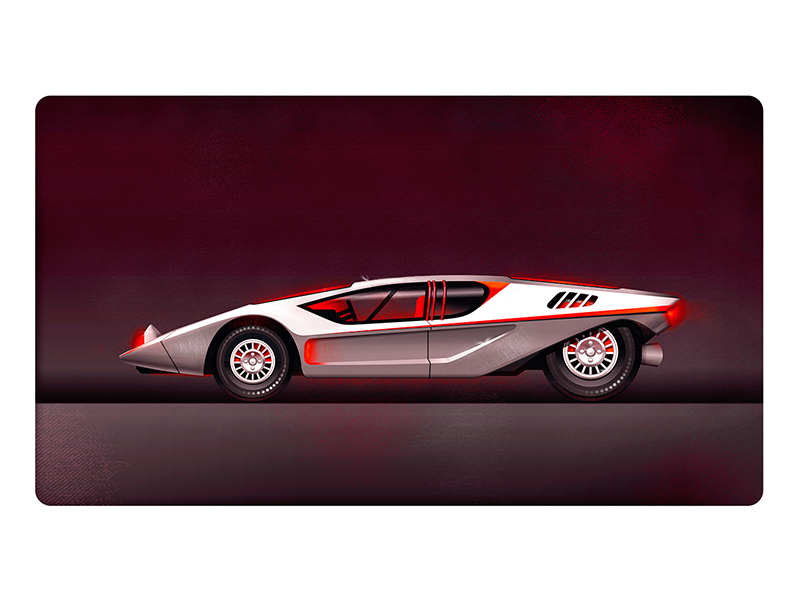 Example of Modified Lancia Stratos HF Zero concept