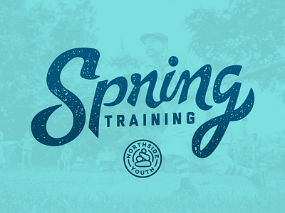 Spring Training baseball illustration lettering type youth