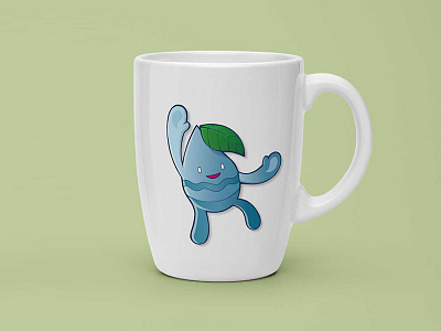 Water Drop Mascot drop illustration mascot water