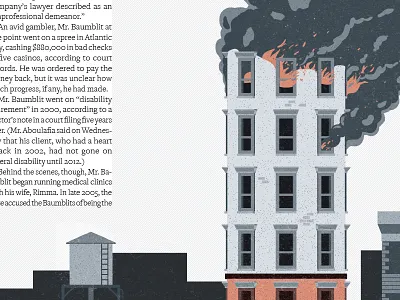 A Choice for Addicts addicts apartment building burning cigarette editorial project