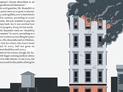 A Choice for Addicts addicts apartment building burning cigarette editorial project