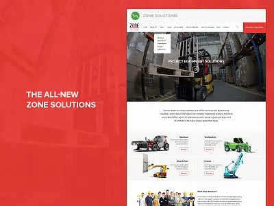 Concept Website concept homepage mockup