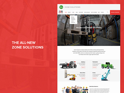 Concept Website concept homepage mockup