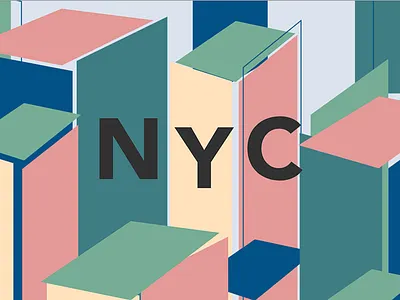 Creative Coding Experiment: Moving to NYC. creative coding design desktop experiment graphic design interactive ios new york city nyc parallax typography wip