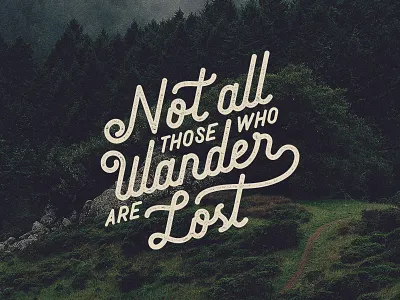 Wanderer calligraphy cursive font handmade hipster lettering letters logo script type typeface typography