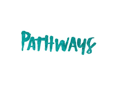 pathways script header credits film titles hand script handtype illustration script