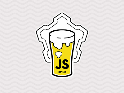 BeerJs Omsk beer javascript js logo meetup omsk