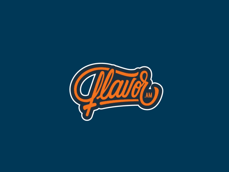 Flavor ae after aftereffects animation brand branding calligraphy lettering logo motion sketch typography