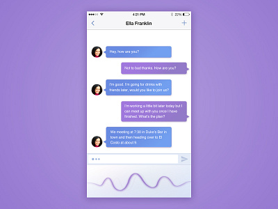 Daily UI 013 - Direct Messaging 013 daily ui direct messaging