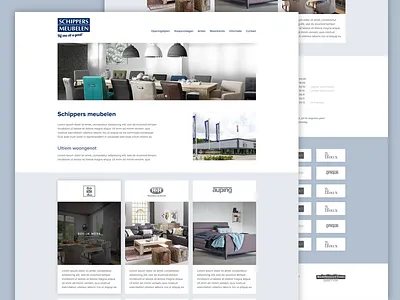 Website design chair clean couch design furniture minimal outlet ui webdesign website