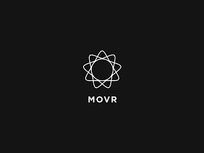 MOVR Landing branding logo minimal moving movr settle