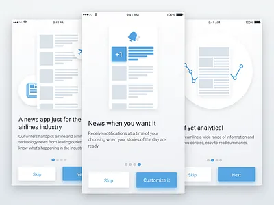 Qsharp Walkthrough Screens app mobile rondesign screens tour walkthrough