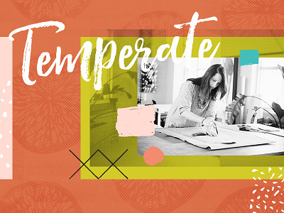 Purposefully Sewn article color handlettering layers moodboard pattern spring summer textile type