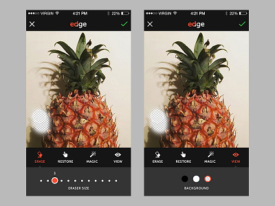 Background removal app app background ios mobile photo removal ui
