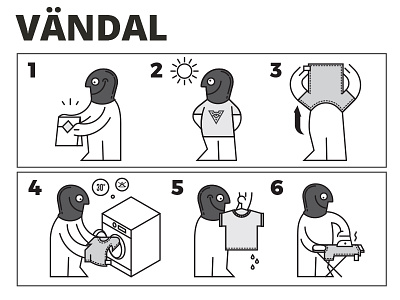 VÄNDAL ikea instructions mask vandalclub