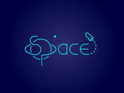 Space big bang black holes cosmos infinity logo designer rocket saturn space star
