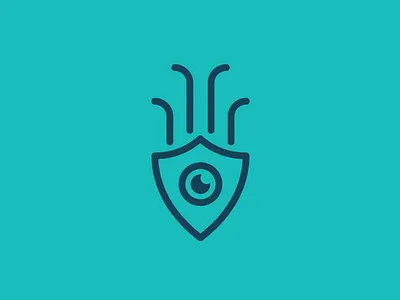 SQID 2 branding identity lock logo minimal modern padlock security simple software squid