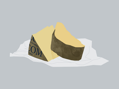 Cheese Illustration cheese comte illustration illustrator